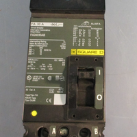 SQUARE D FA24030AB 30 AMP I-LINE CIRCUIT BREAKER 480 VAC / 250 VDC 2 POLE
