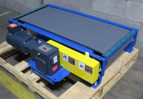 Lewco NSMDPB1848 Motorized 48 x 18" Conveyor Leeson 3/4 HP & Ironman 40:1