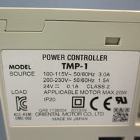 Oriental Motor TMP-1 Power Controller Module 115V/230V