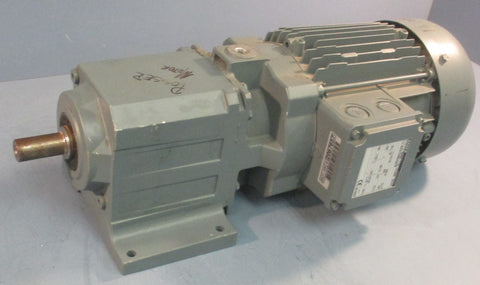 Bauer BG1011/D09LA4WTF Gearmotor 20676571 1.1kW 460V 20mm Shaft Dia