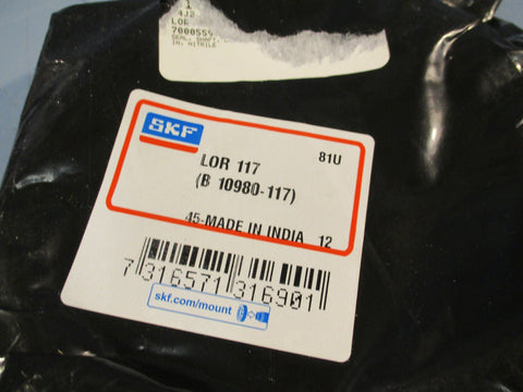 Lot of (2) SKF Aluminum Labyrinth Ring Seal LOR 117 (B 10980-117)