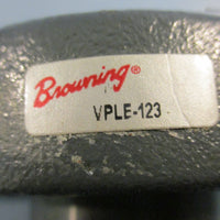 Browning VPLE123 Pillow Block Ball Bearing Unit 17/16" Bore Lot of 2