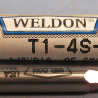 Weldon 1° Tapered End Mills T14S1 1/8" DIA 3/16" SHK 3/8" LOC USA