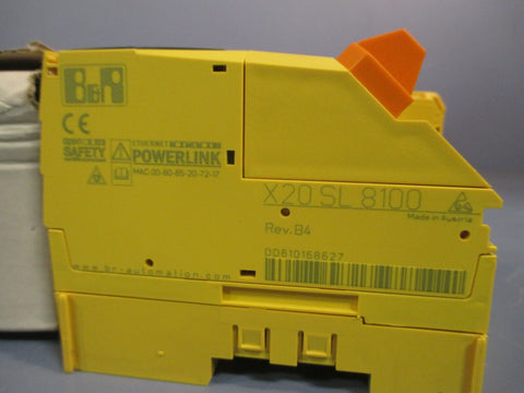 B&R Open Safety Power Link Safety Controller Module Rev. B4 X20SL8100