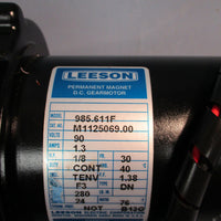 Leeson M1125069.00, DC Permanent Magnet D.C. Gearmotor 985.611F