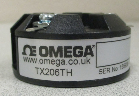 Omega TX206TH Thermistor Temperature Transmitter 420 mA Output