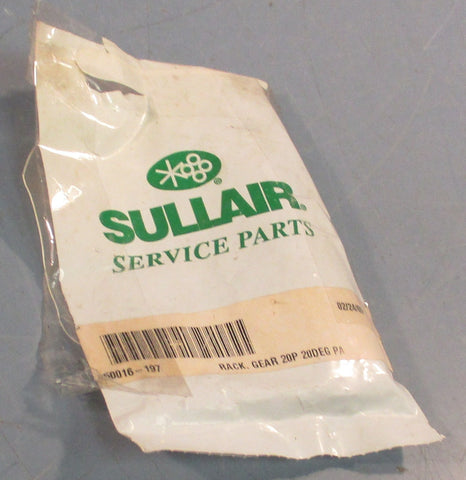 SULLAIR Service Parts 250016197 Rack Gear 20P 20DEG PA 5" Length