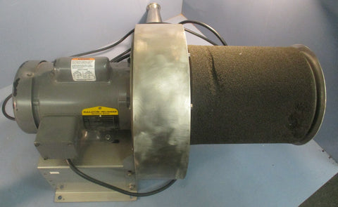 Peerless Electric PW9 High Pressure Radial Blower Class 1 3500 rpm Baldor Motor