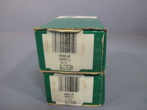LOT OF (2) INA BALL BEARING FLANGE UNIT GLCTE20