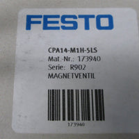 Festo CPA1-M1H-5LS Solenoid Valve Used