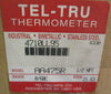 Tel-Tru Thermometer AA475R Analog dial Thermometer Stem 21.63"