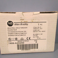 ALLENBRADLEY INDUSTRIAL CIRCUIT BREAKER 20A SER. A 1489A2D200