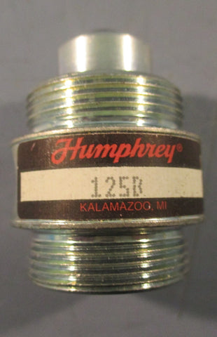 Humphrey 125B Diaphragm Poppet Mechanical Valve Roller Ball 3 Port Lot of 2