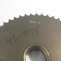 Martin Sprocket 40BS47 1 1/2 Sprocket, Bored to size 1 1/2" bore 47 Teeth