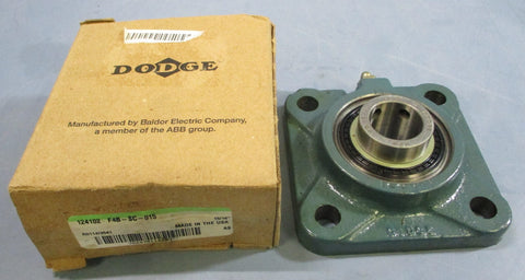 Dodge F4BSC015 4 Bolt Flange Block Bearing 15/16" Bore 124102