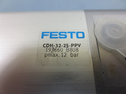 Festo CDN3225PPV Air Cylinder 12 Bar  1 1/8" Bore 1 " Stroke
