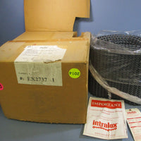 Intralox 2400 Series Grey Acetal Raised Rib Conveyor Belt 20.0019'Lx14"W 238 Row