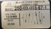 Alkon Corporation 250-03-003-67-1 Solenoid Valve 4-Way 120/60V w/ 26A01039 Coil