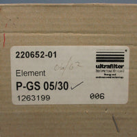 Ultrafilter International Filter Element PGS 05/30 A.No. 22065201 NEW IN BOX