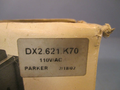 PARKER Solenoid Valve Isomax DX 110V/AC DX2.621.K70