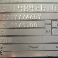 Sew Eurodrive K37DT71D4 Gearmotor DFT71D4 1700RPM 0.5HP 20.19:1 1" Shaft Dia NOS