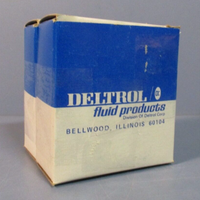 Lot of (2) Deltrol F25S Flow Control Valve 1000022