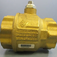 Grinnell 2Way Bronze Body Ball Valve, Lever Operated DN65 21/2" Bore PN16W16G