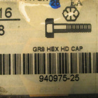 Brighton Best 94097525 GR8 Hex Head Cap Screw 5/16/18x11/4 (Lot of 163)