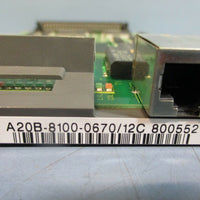Fanuc A20B81000670/12C Ethernet Communication Board