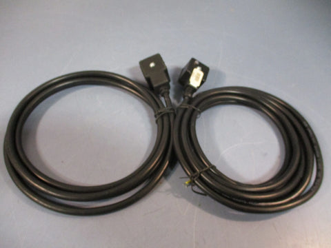 LOT OF 2 PARKER CABLE FOR SOLENOID VALVE CG1N02VL1C023N
