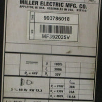 Miller CP302 CV DC MIG Welder w/ 22A 24V Wire Feeder and Rolling Cart