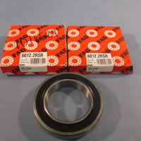 LOT of (2) FAG 6012.2RSR DEEP GROOVE BALL BEARING 02121112
