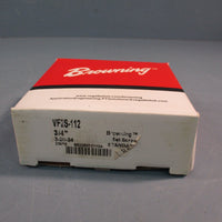 Browning VF2S-112 Mounted Cast Iron Two Bolt Flange Ball Bearing - Setscrew Lock