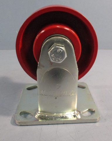 Hamilton 4" SS Caster Wheel, 4" Dia x 2" Wd, Rectangle, No Brake B-00188-54