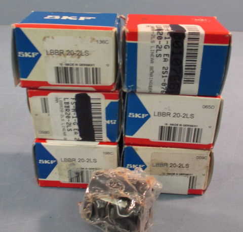Lot of (2) SKF LBBR 20-2LS Linear Ball Bushing Bearing