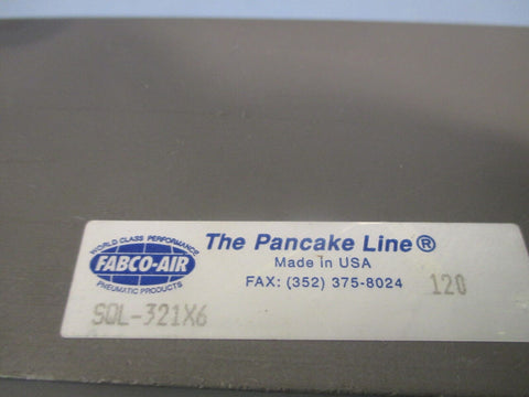 FABCO-AIR Pneumatic Cylinder SQL-321X6