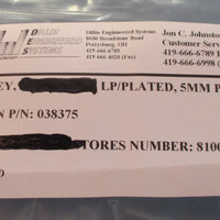 Lot 2 Dillin Engineering 038375 No Flange Timing Pulley 5mm Pitch 22 Teeth NWOB