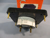 Simpson Analog Panel Meter, Black Spade Type Pointer, AC Current, 0A to 5A 01330