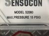 Sensocon S2060 Differential Pressure Gauge 15 PSIG Max 0-60 in