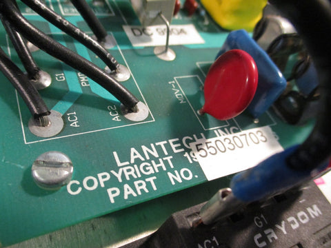 LANTECH INC LOAD CELL MOTOR CONTROL BOARD – SINK SOURCE AND AC CONTROL 55030703