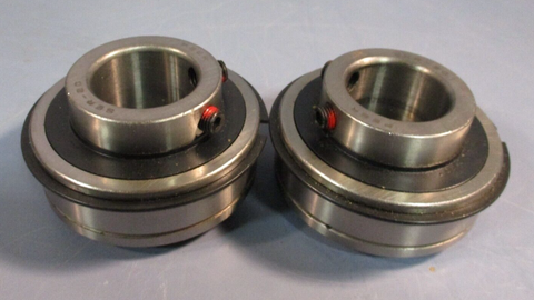 Lot of (2) PEER Insert Ball Bearing, Single Row SER20