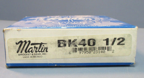 Martin BK40 1/2 Single Groove V-Belt Pulley 1/2" Bore 3.953" OD NIB