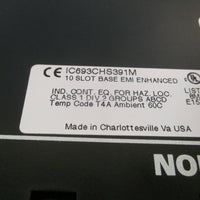 GEFanuc 10 Slot CPU Module Emi Enhanced IC693CHS391M