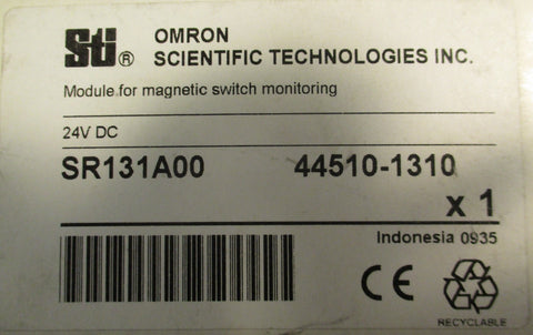 STI Omron SR131A00 Module For Magnetic Switch Monitoring 44510-1310 24VDC