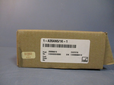HBM 1-A35AN5/1K-1 LOAD CELL 1000LB SHEAR BEAM TYPE A35-1K-20760