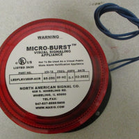 North American Signal Company LEDFLRV350P-ACR LED Warning Light Red 85-250V