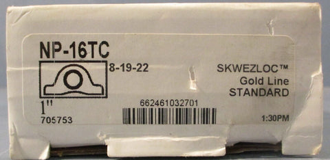 SealMaster NP-16TC Gold Line Standard 2-Bolt Pillow Block Bearing 705753 1" Bore