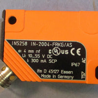 IFM Electronic IN258 Inductive Proximity Sensor IN2004FRKG/AS 4mm 1055VDC
