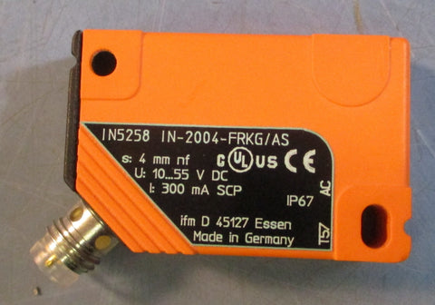 IFM Electronic IN258 Inductive Proximity Sensor IN2004FRKG/AS 4mm 1055VDC