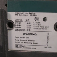 General Electric Industrial Circuit Breaker 3 Pole 300 Amp 600 VAC TJJ436300WL